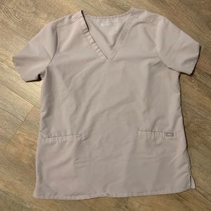 Figs Slate Casma three pocket scrub top